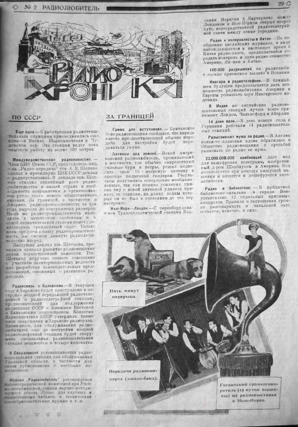 Страница журнала «Радиолюбитель» Источник: Archive Radio Image
