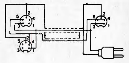 шнур перезаписи магнитофона Скиф М 310С 2, схема распайки Image